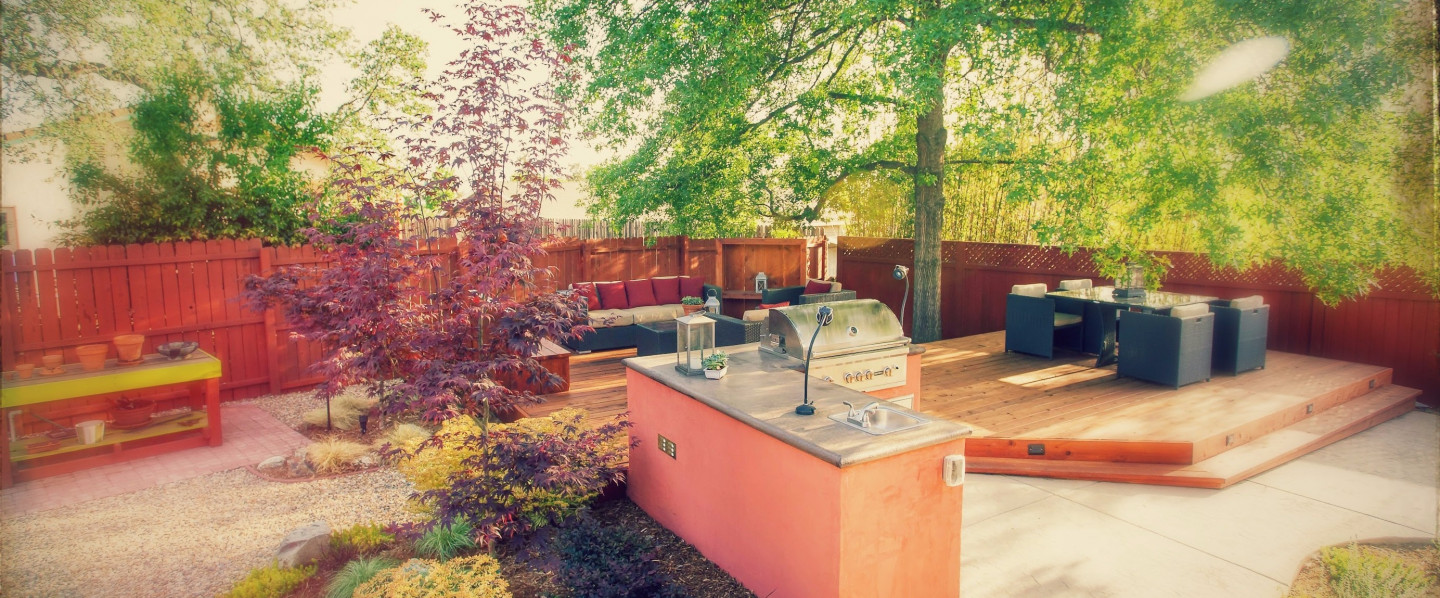 outdoor kitchens